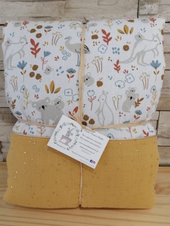 Couverture kangourous et koalas