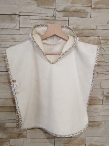 Poncho taille 0-6 mois